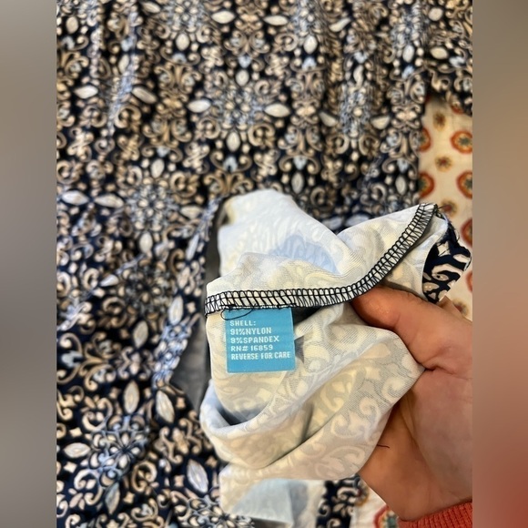 J. MCLAUGHLIN Medallion Print Spandex Knee Length Dress Size Small - Picture 6 of 9